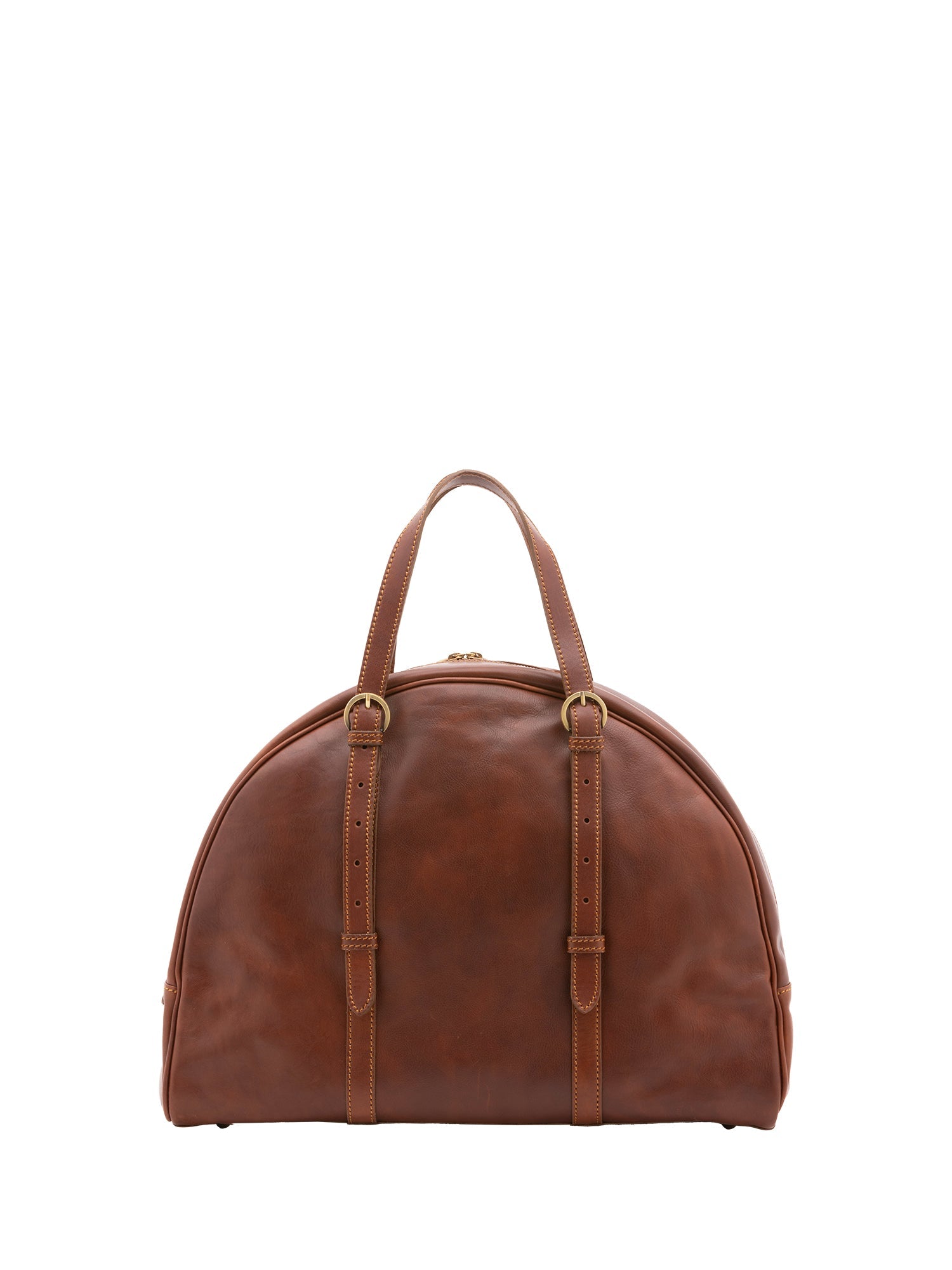 Borsa da viaggio unisex In Vera pelle Made in Italy 47x34x22 cm-0